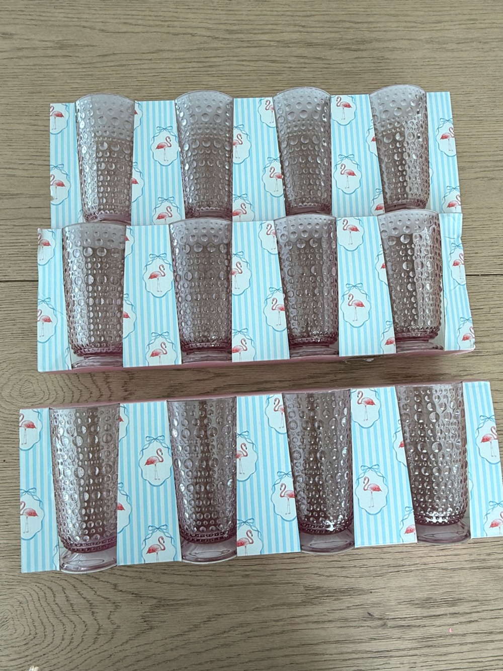 12 Pink Acrylic Tumblers 22 oz | Flamingo | BPA Free | Pool Patio Party